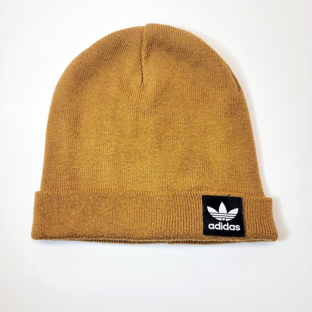 Adidas Beanie Hat Mustard